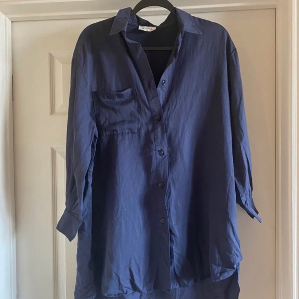 Aura shirt dress